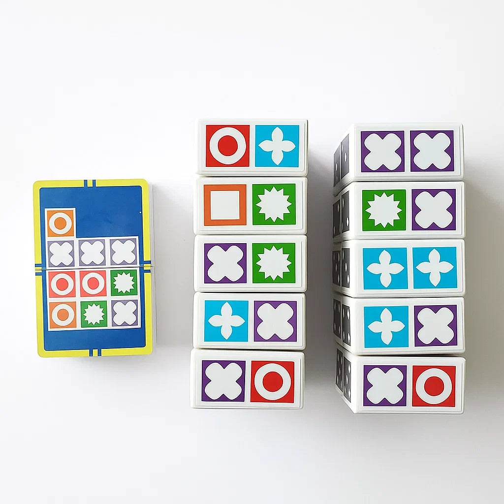 Logic Game Pattern-Building Symbol Dice 60 Cards