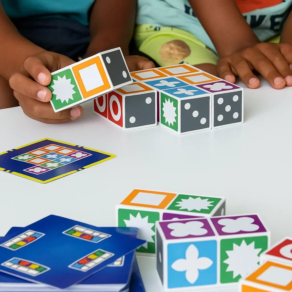 Logic Game Pattern-Building Symbol Dice 60 Cards