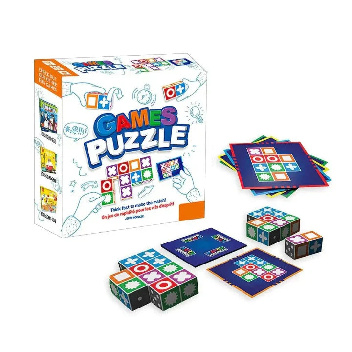 Logic Game Pattern-Building Symbol Dice 60 Cards