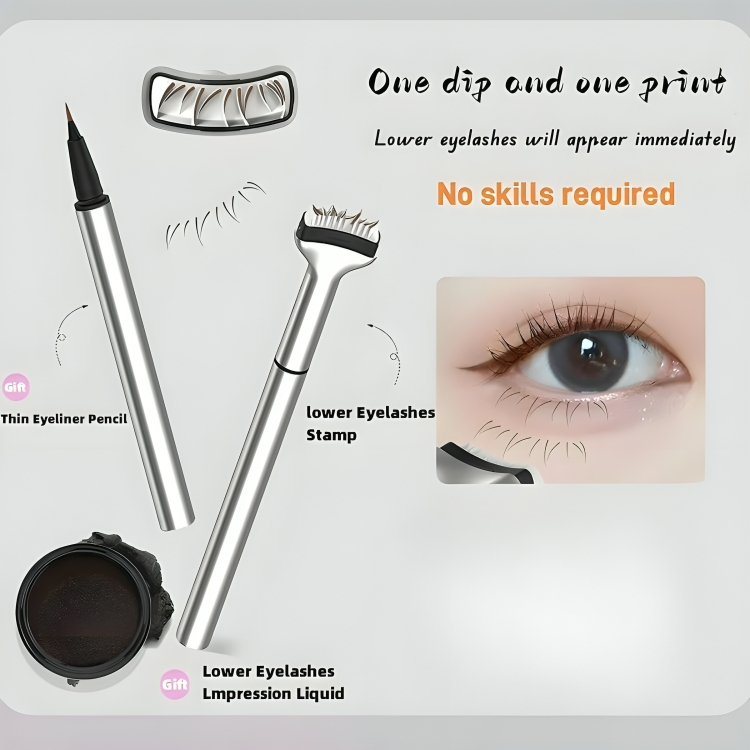 Lower Lash Stamp Set Silicone Applicator Waterproof