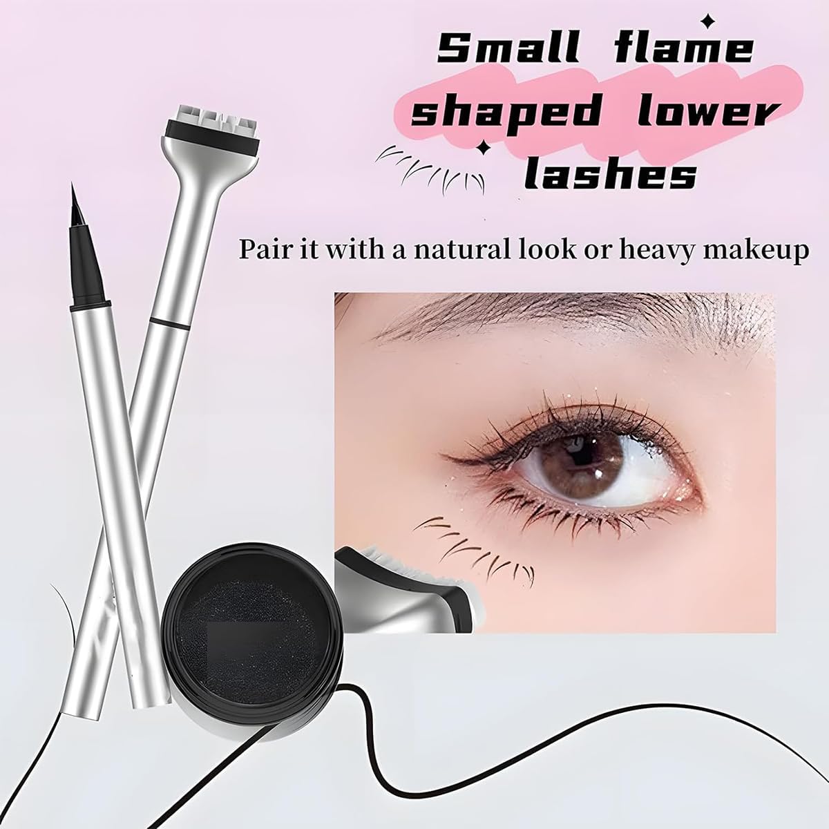 Lower Lash Stamp Set Silicone Applicator Waterproof