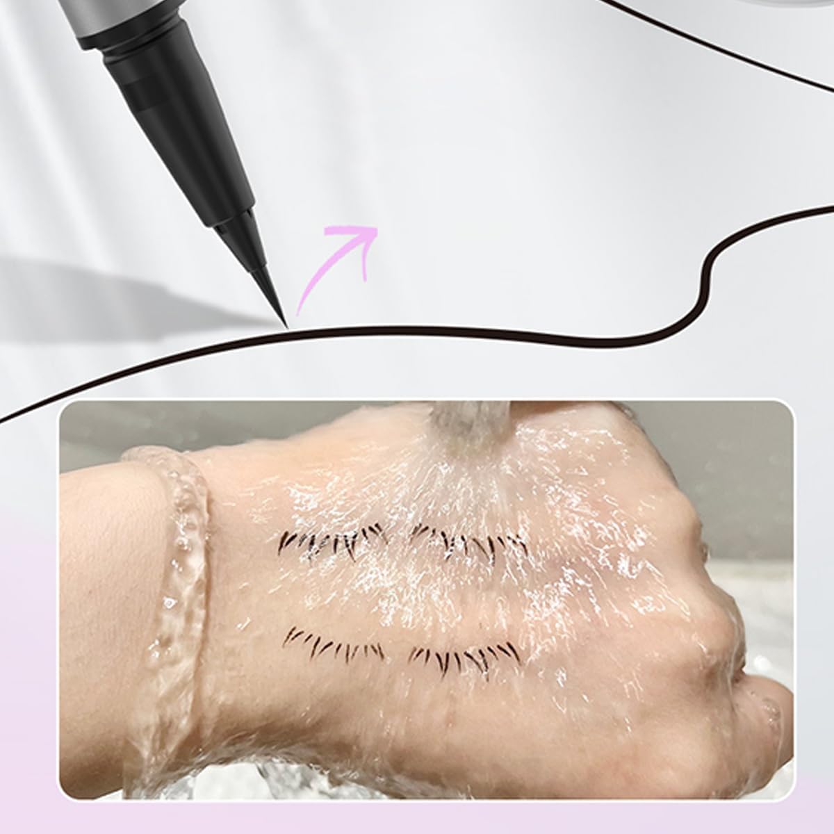 Lower Lash Stamp Set Silicone Applicator Waterproof
