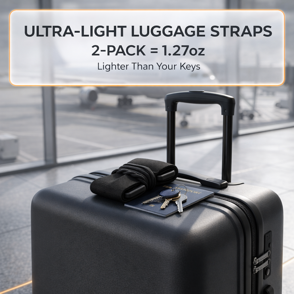 Luggage Strap Adjustable Elastic Waterproof