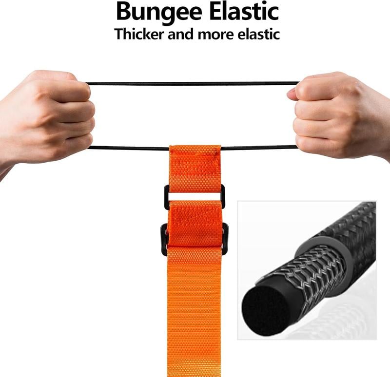 Luggage Strap Adjustable Polyester & Elastic Hands-Free