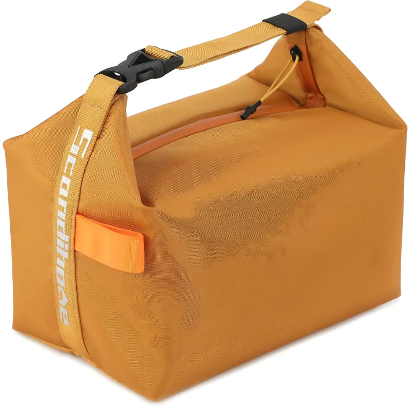 Lunch Bag Insulated Foldable Polyester Zipper & Soft Handle