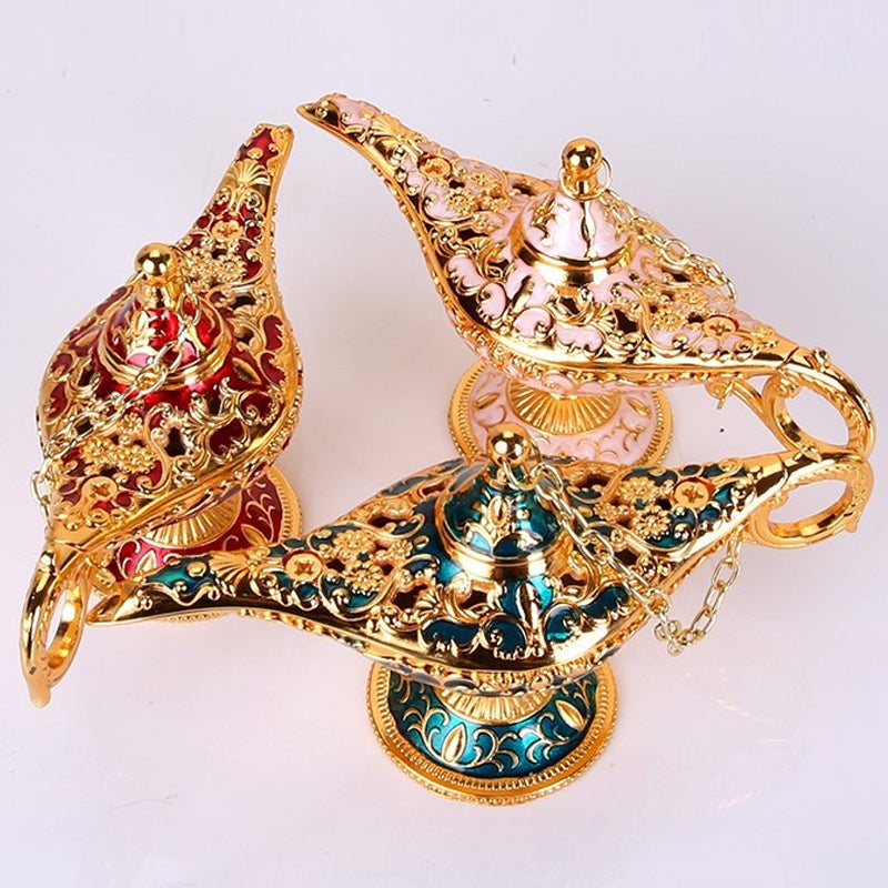 Magic Lamp 3D Embossed Zinc Alloy