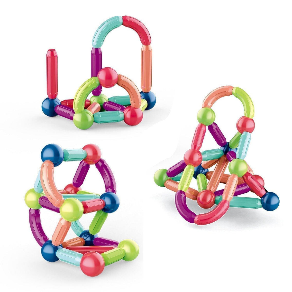 Magnetic Building Set Easy Connect BPA-Free STEM