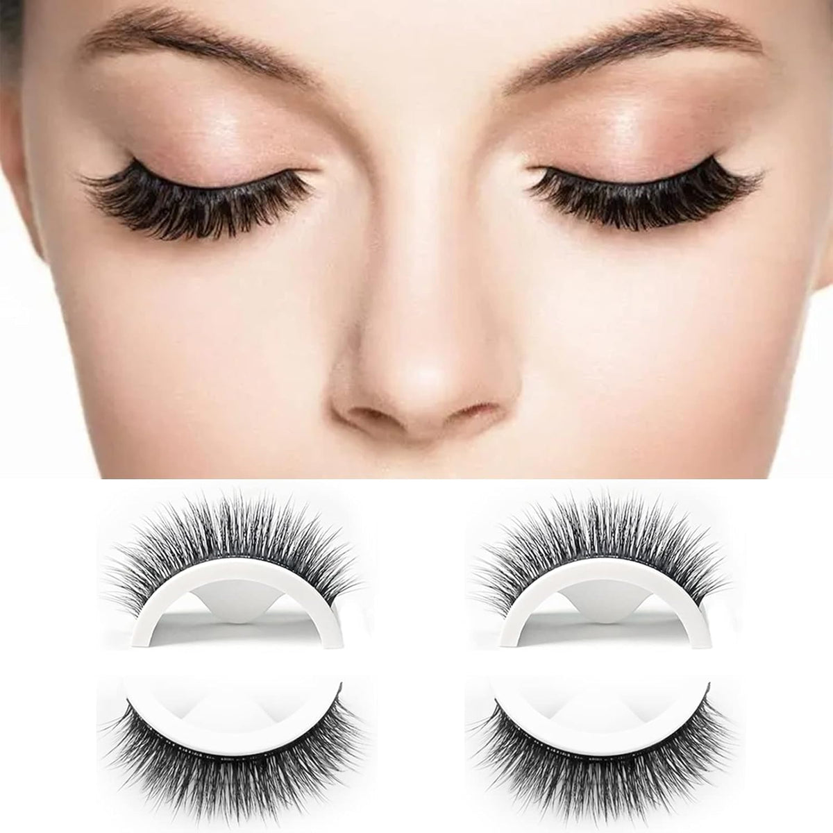 Magnetic Eyelashes Glue-Free Reusable & Washable