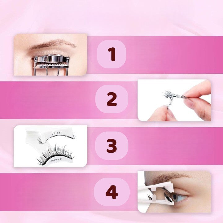 Magnetic Eyelashes Glue-Free Reusable & Washable
