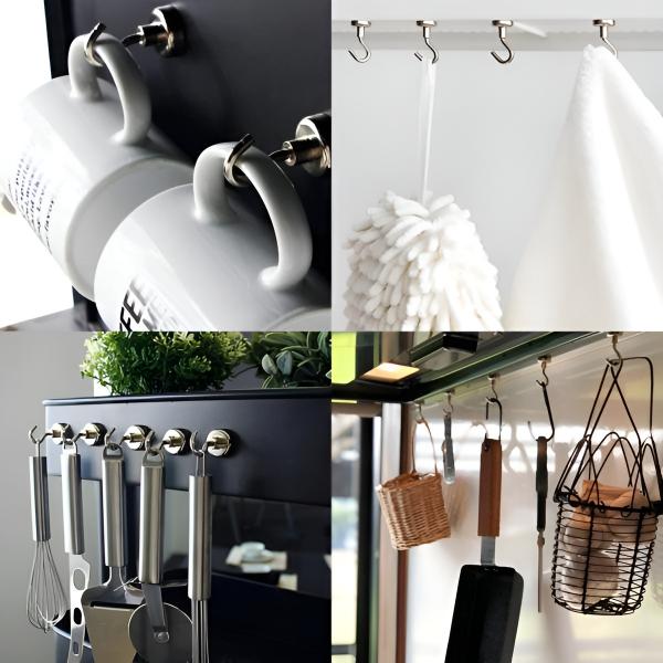 Magnetic Hooks Strong Hold 22 Lbs