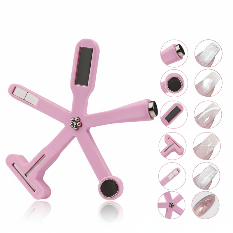 Magnetic Nail Tool 0.51 Inch Magnet 8 Patterns