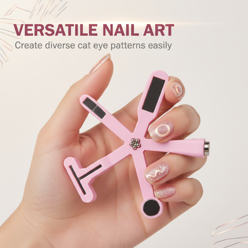 Magnetic Nail Tool 0.51 Inch Magnet 8 Patterns