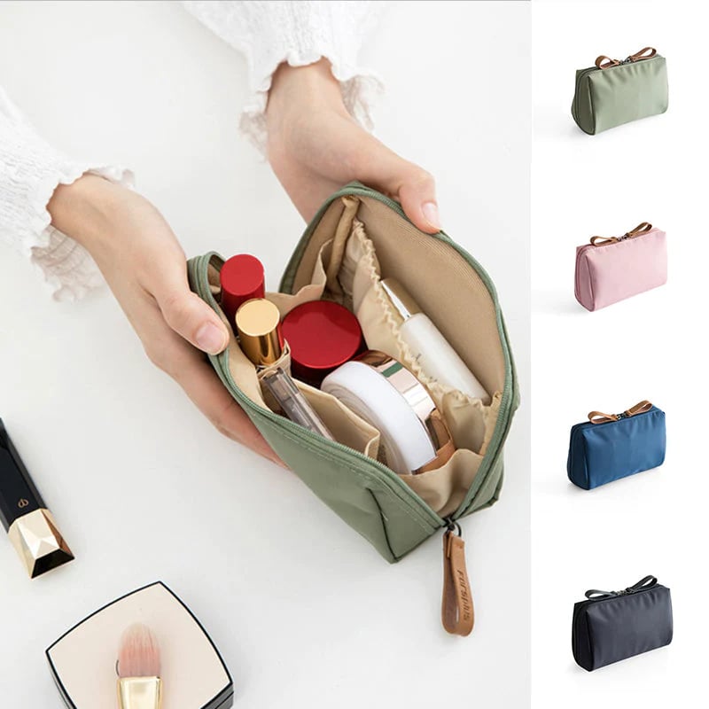 Makeup Bag Padded Nylon Spacious Interior