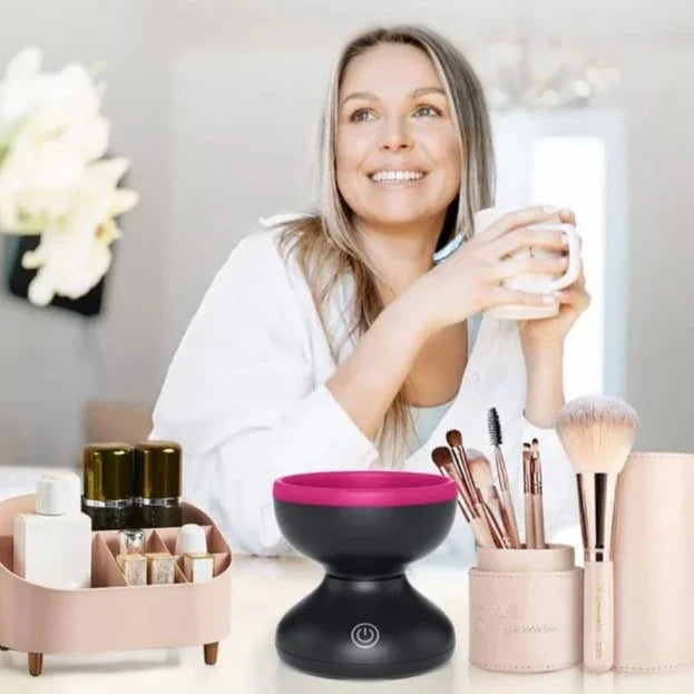 Makeup Brush Cleaner USB-Powered Rotating Deep Clean