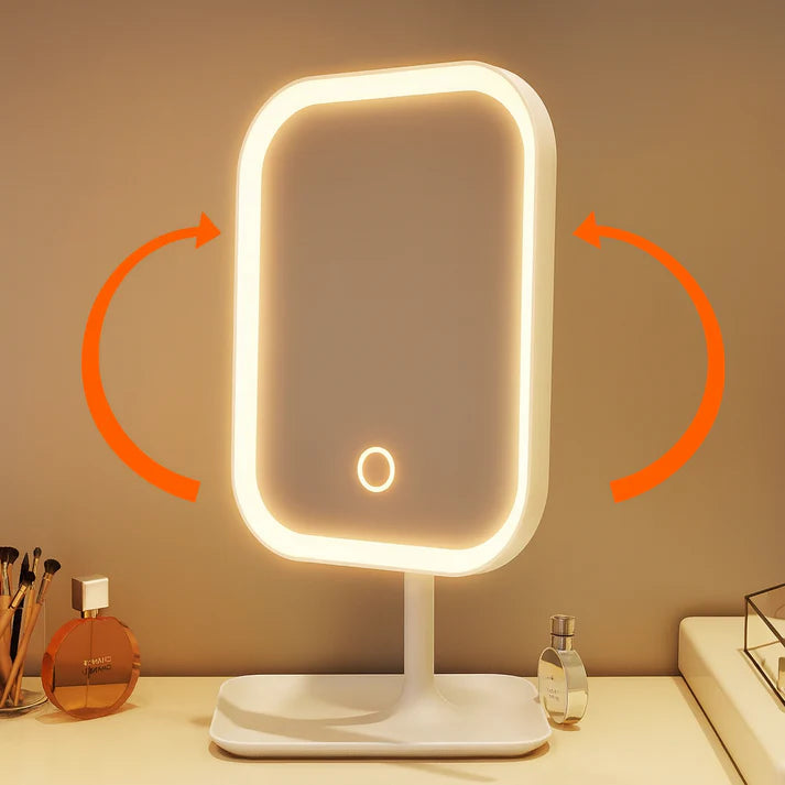 Makeup Mirror LED 3 Light Colors Touch Dimmer