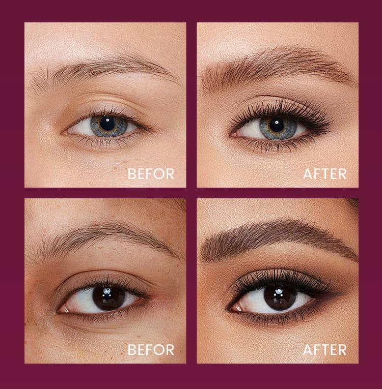 Mascara 2-In-1 Dual Wands Lengthening & Volumizing