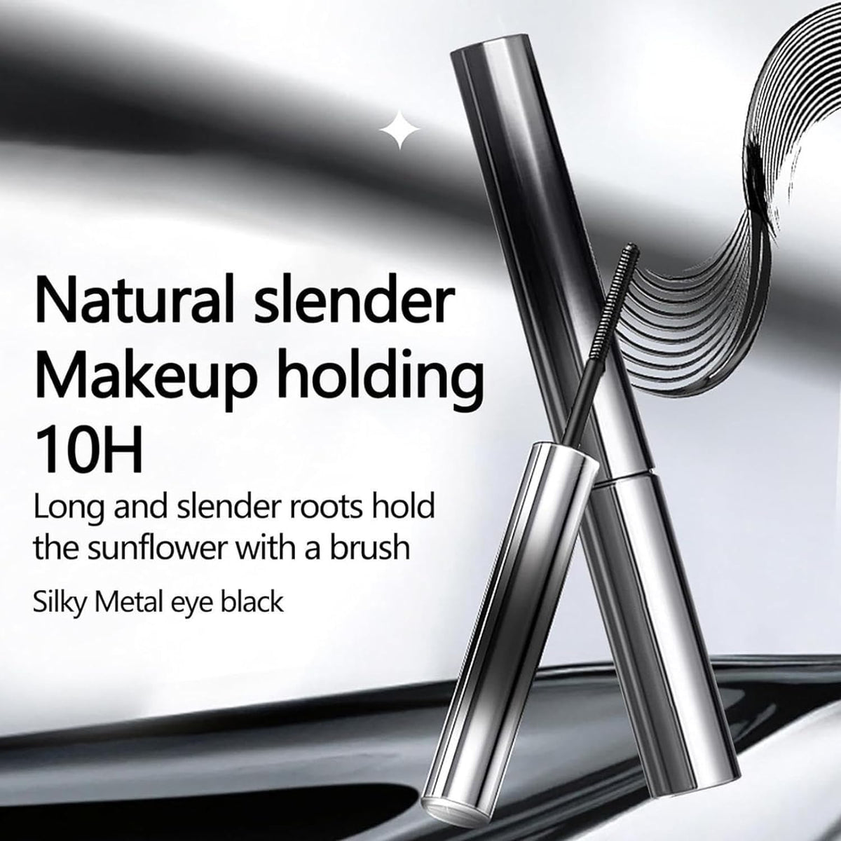 Mascara Curling & Volumizing Metal Wand Clump-Free