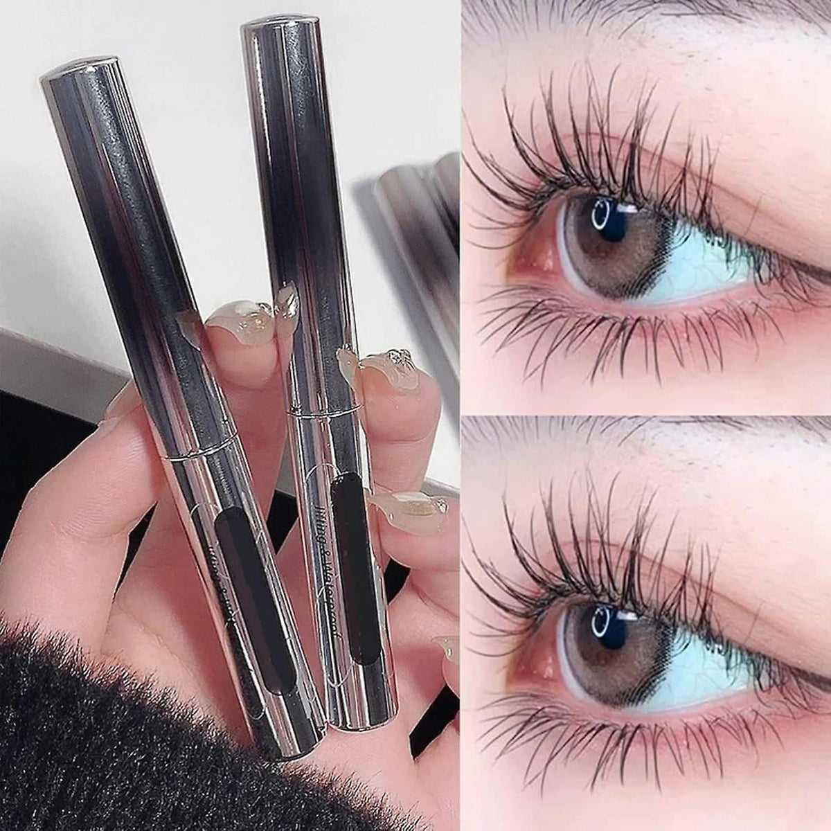 Mascara Curling & Volumizing Metal Wand Clump-Free
