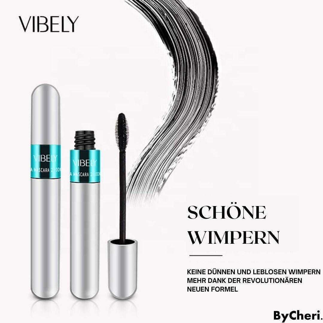 Mascara Dual Brush Silk Fiber & Waterproof