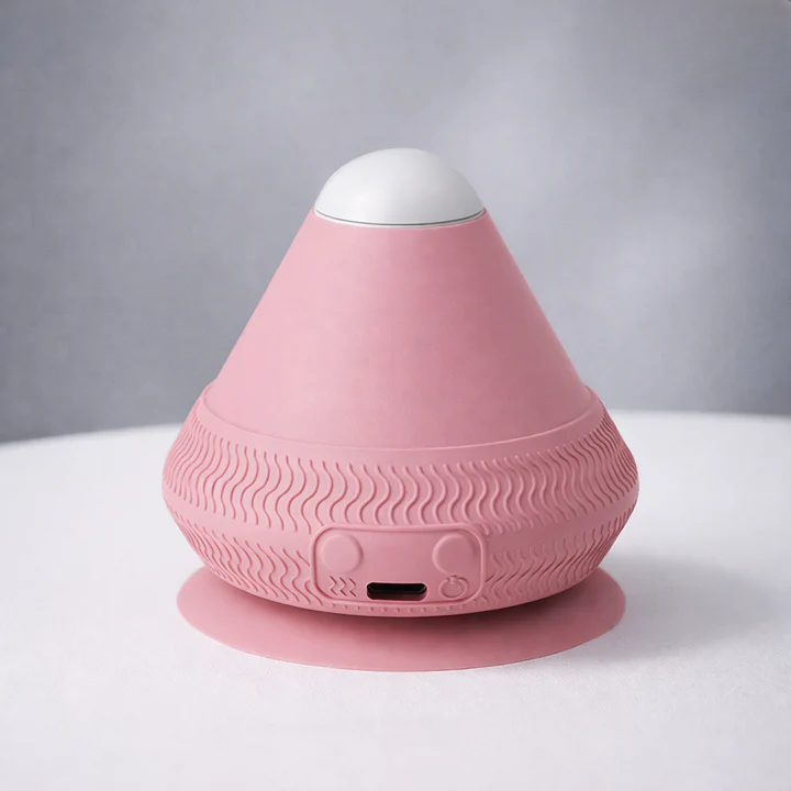 Massage Ball Suction Cup Heat & Vibration USB Rechargeable