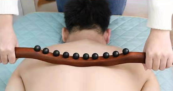 Massage Stick Beech Wood 5 Ergonomic Balls