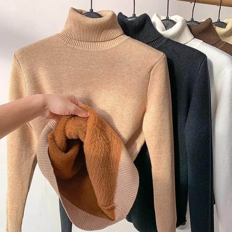 Maxi Sweater Gradient Color Soft Knit Long Sleeve
