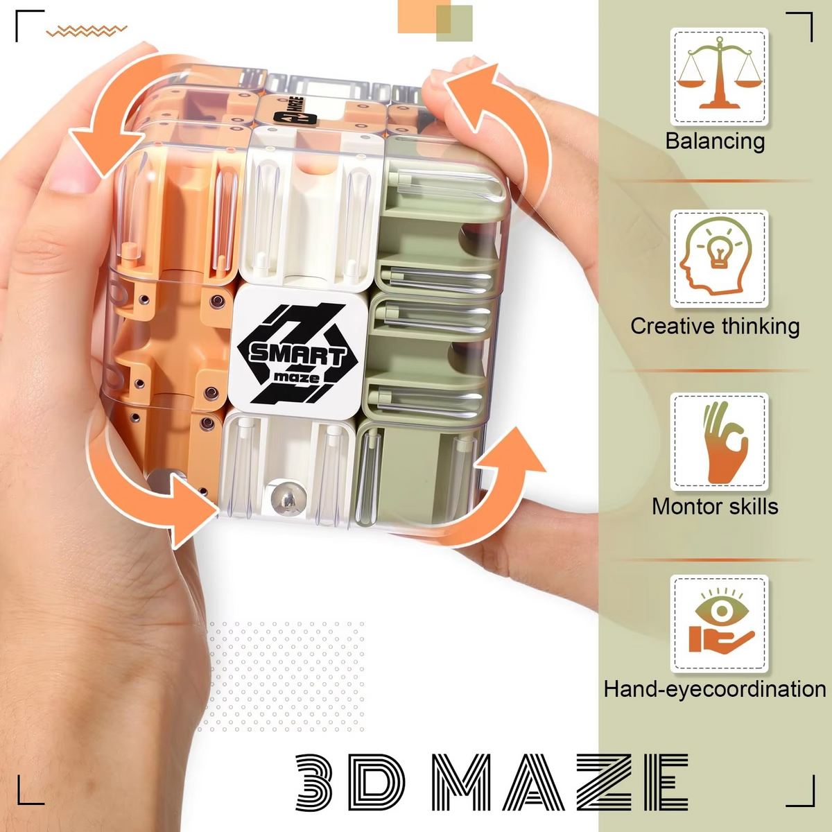 Maze Puzzle 3D Handheld Portable