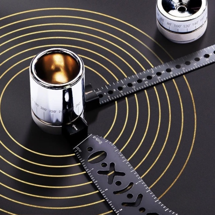 Measuring Ruler 6-In-1 Stainless Steel Pocket-Sized