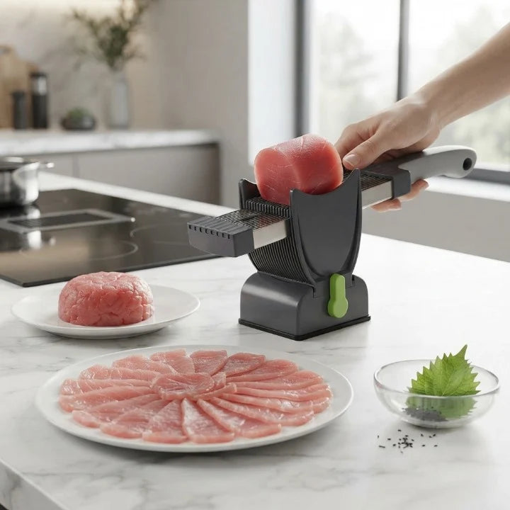 Meat Slicer Set Stainless Steel Comb Blade Guide