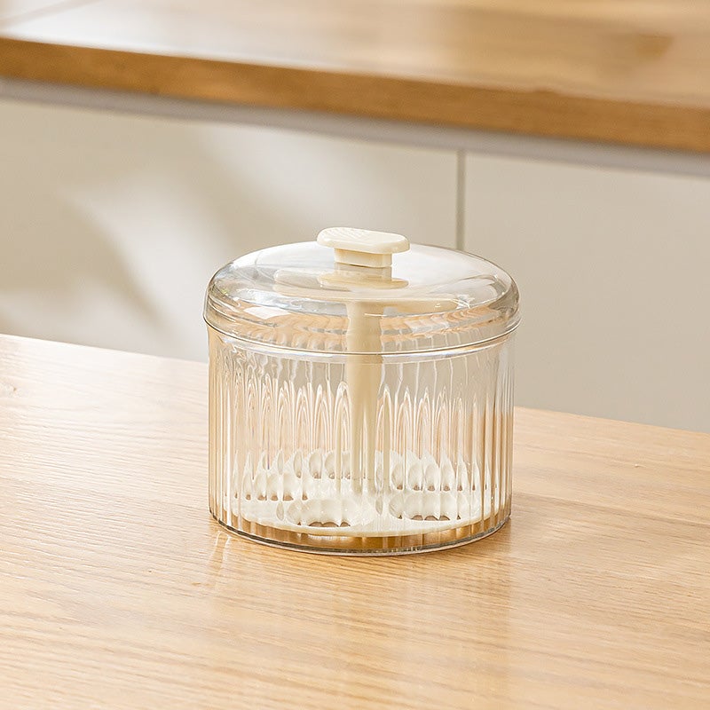 Meatball Press Even Shaping Glass Container & Airtight Lid