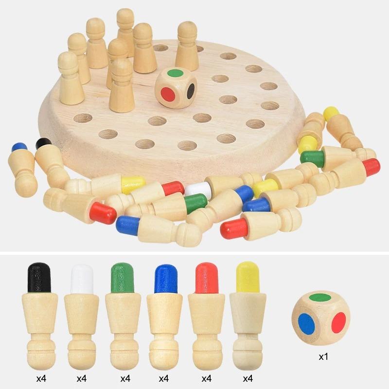Memory Game Wooden Dice Controlled
