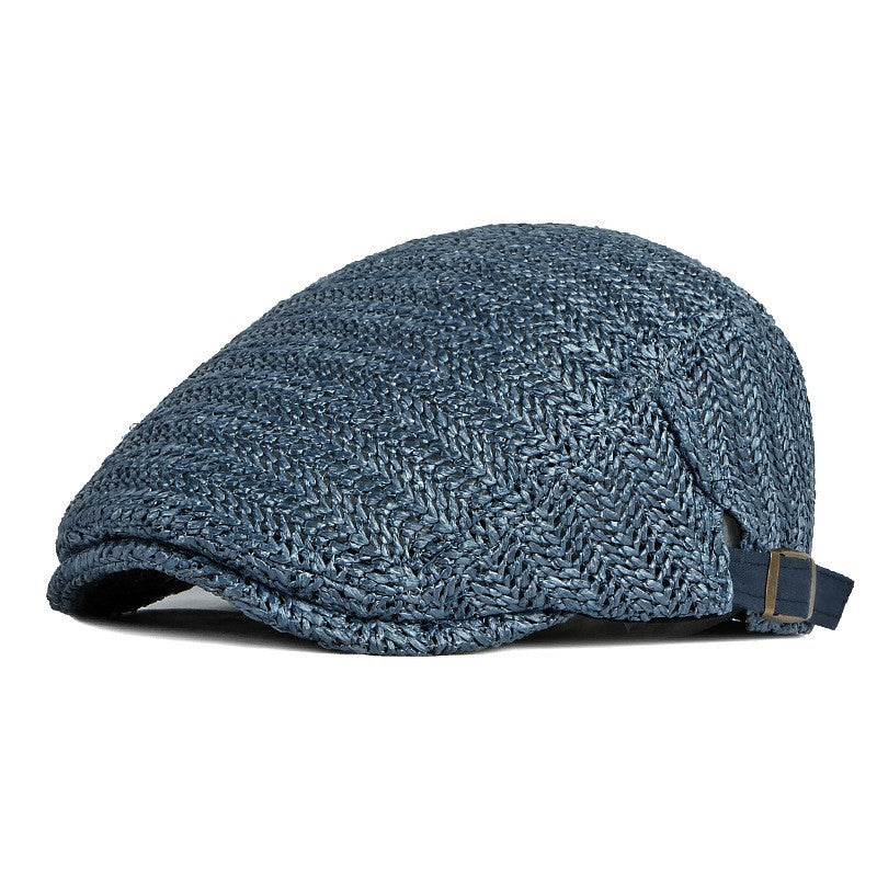 Men's Cap Breathable Herringbone Adjustable Fit & UV Protection