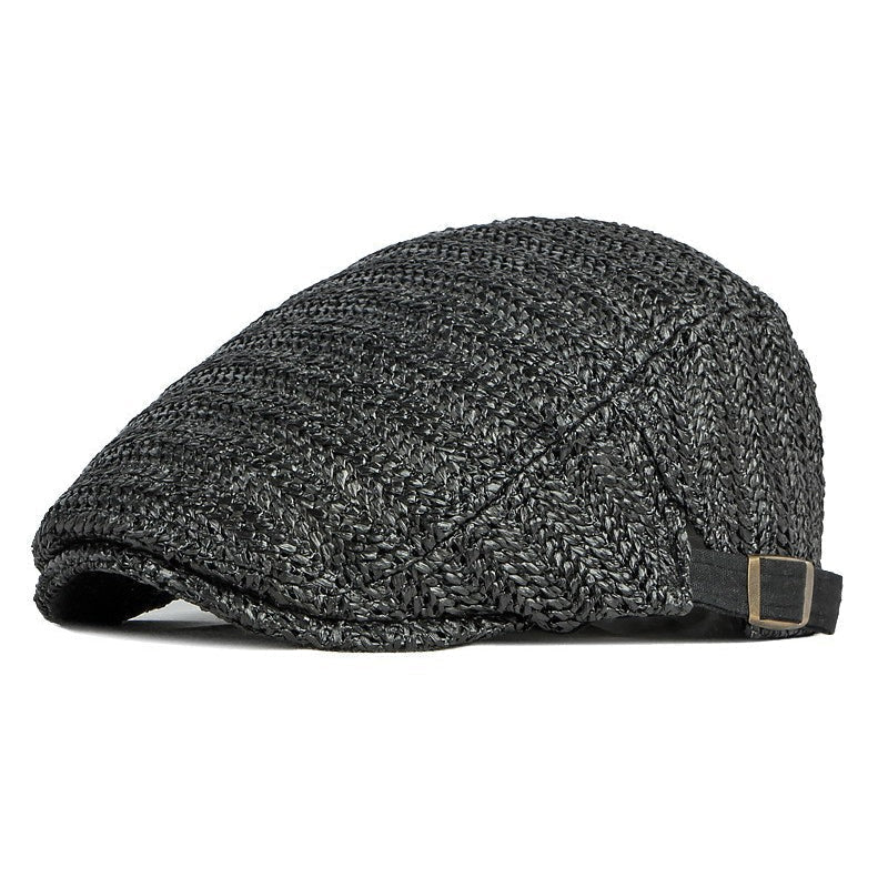 Men's Cap Breathable Herringbone Adjustable Fit & UV Protection
