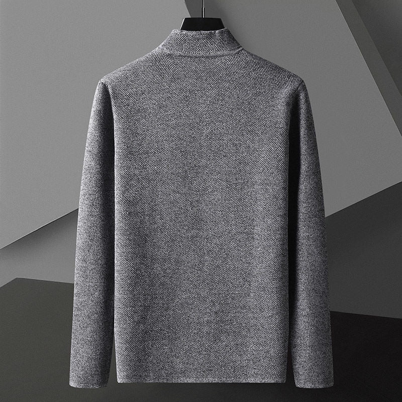 Men's Cardigan Stand-Up Collar & Slim Fit Premium Knit