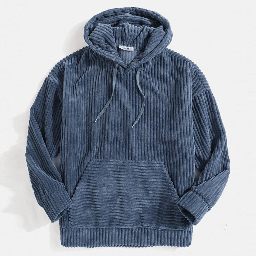 Men's Hoodie Silky Corduroy Ultra Soft Tailored Fit