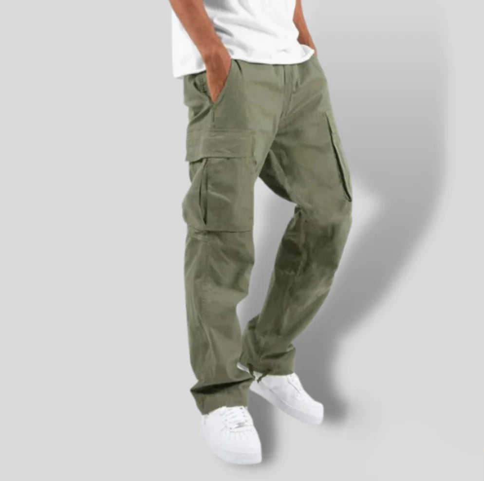 Men's Pants Loose Fit Breathable Soft Fabric