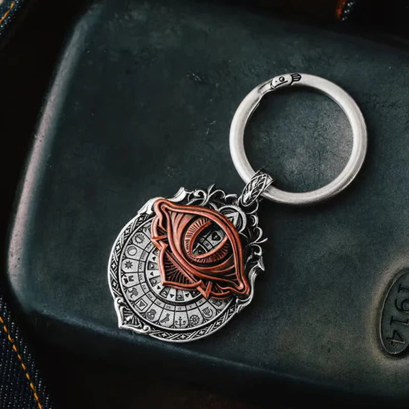 Men's Pendant Necklace Mystical Eye Vintage Style