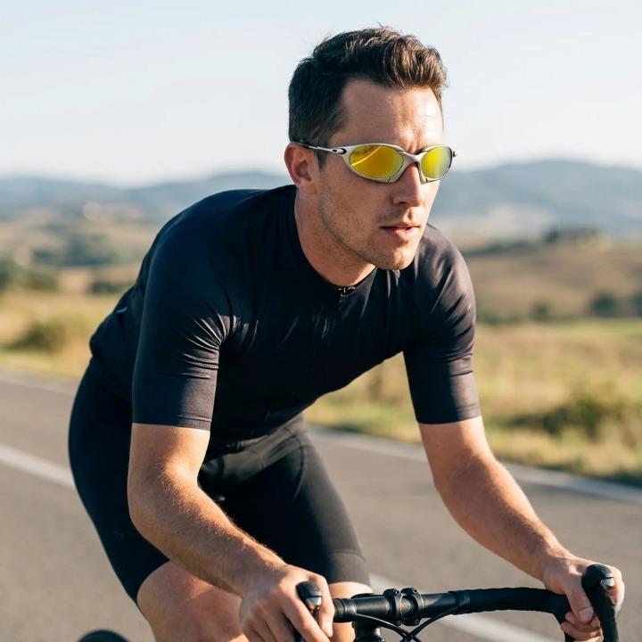 Men's Sports Sunglasses Polarized UV400 Titanium Frame