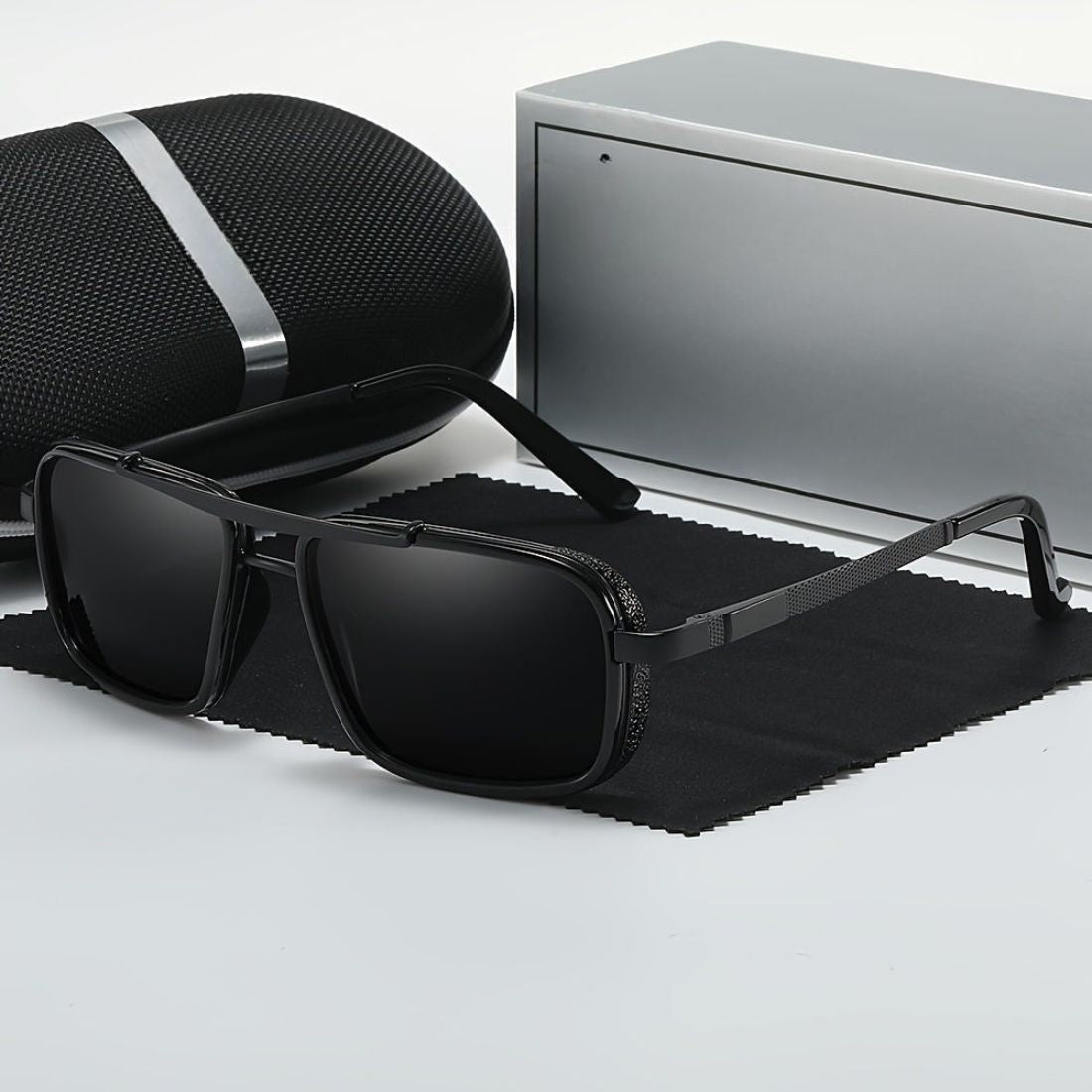 Men's Sunglasses Polarized Stainless Steel Frame