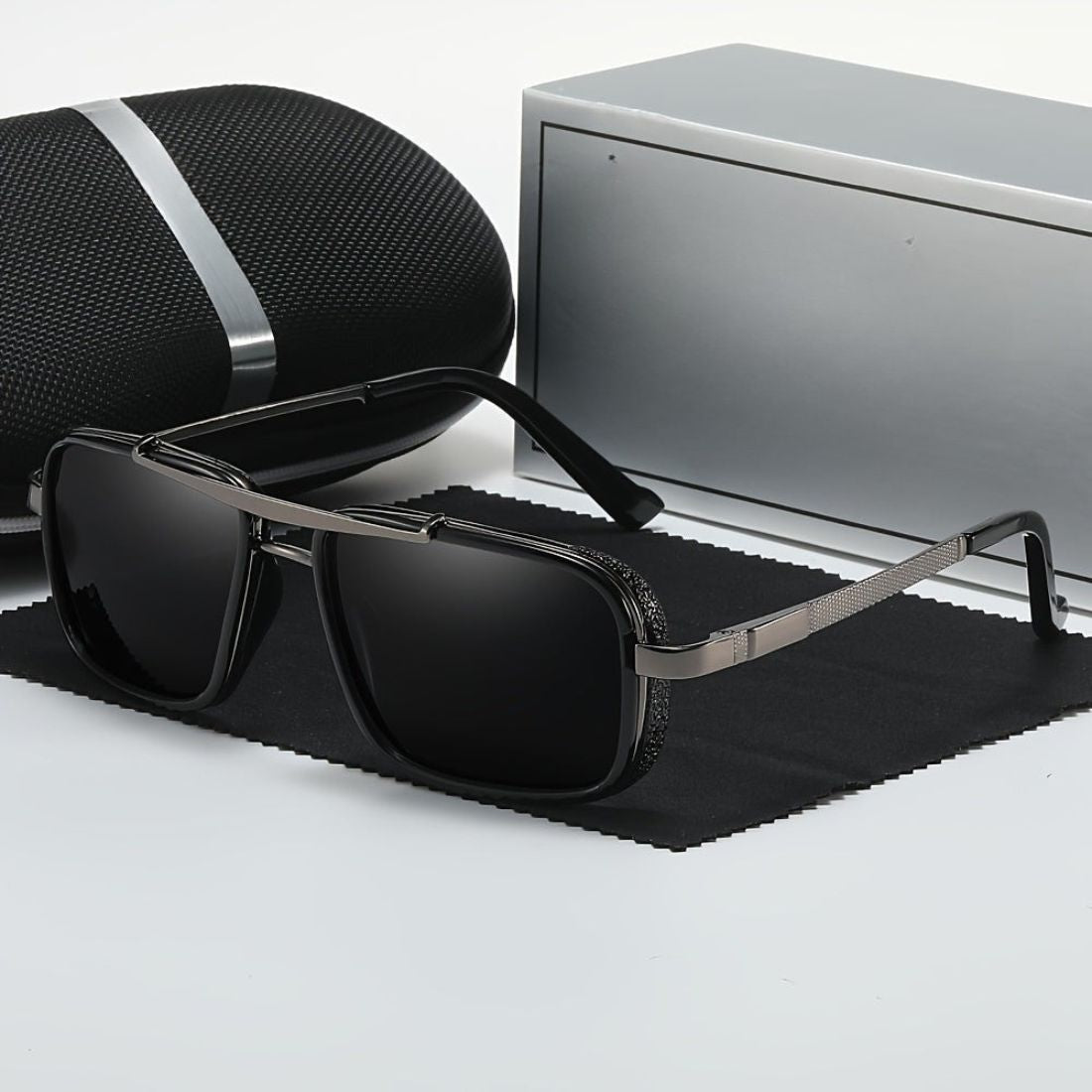 Men's Sunglasses Polarized Stainless Steel Frame