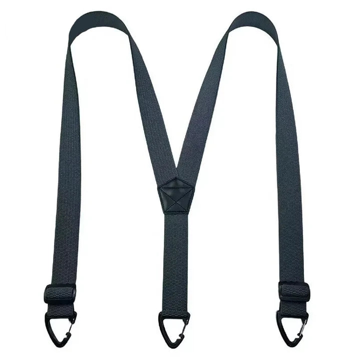 Men's Suspenders 1.5 Inch Wide X-Back Hook Clips