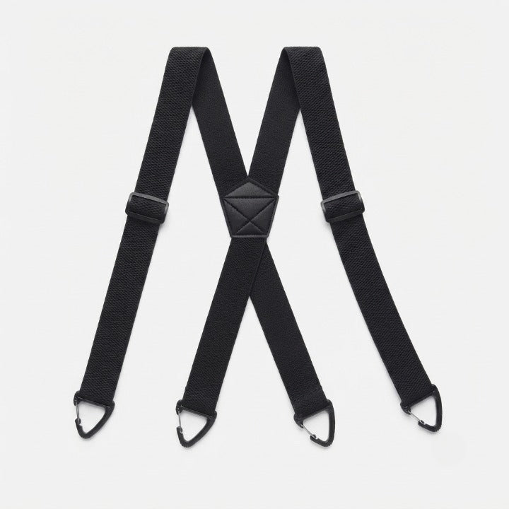 Men's Suspenders Elastic Polyester 4-Clip Adjustable