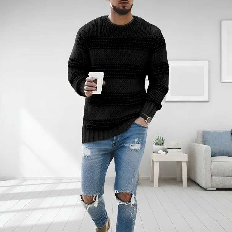 Men's Sweater Breathable & Wrinkle-Free Machine-Washable
