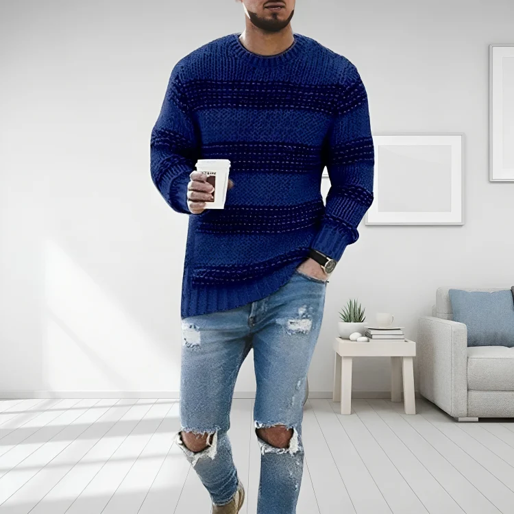 Men's Sweater Breathable & Wrinkle-Free Machine-Washable
