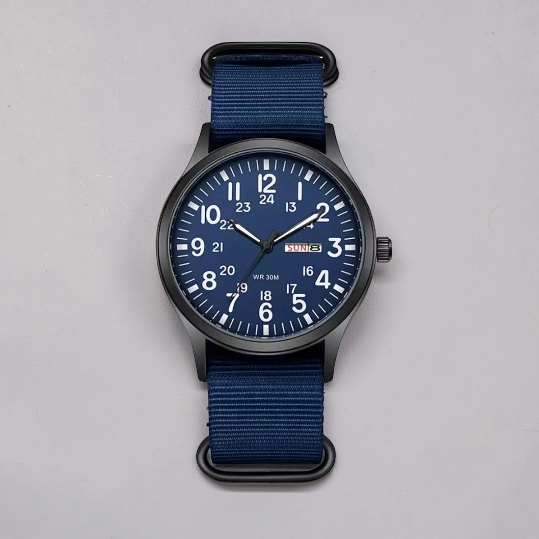 Men's Watch Military Style Waterproof Luminous Dial