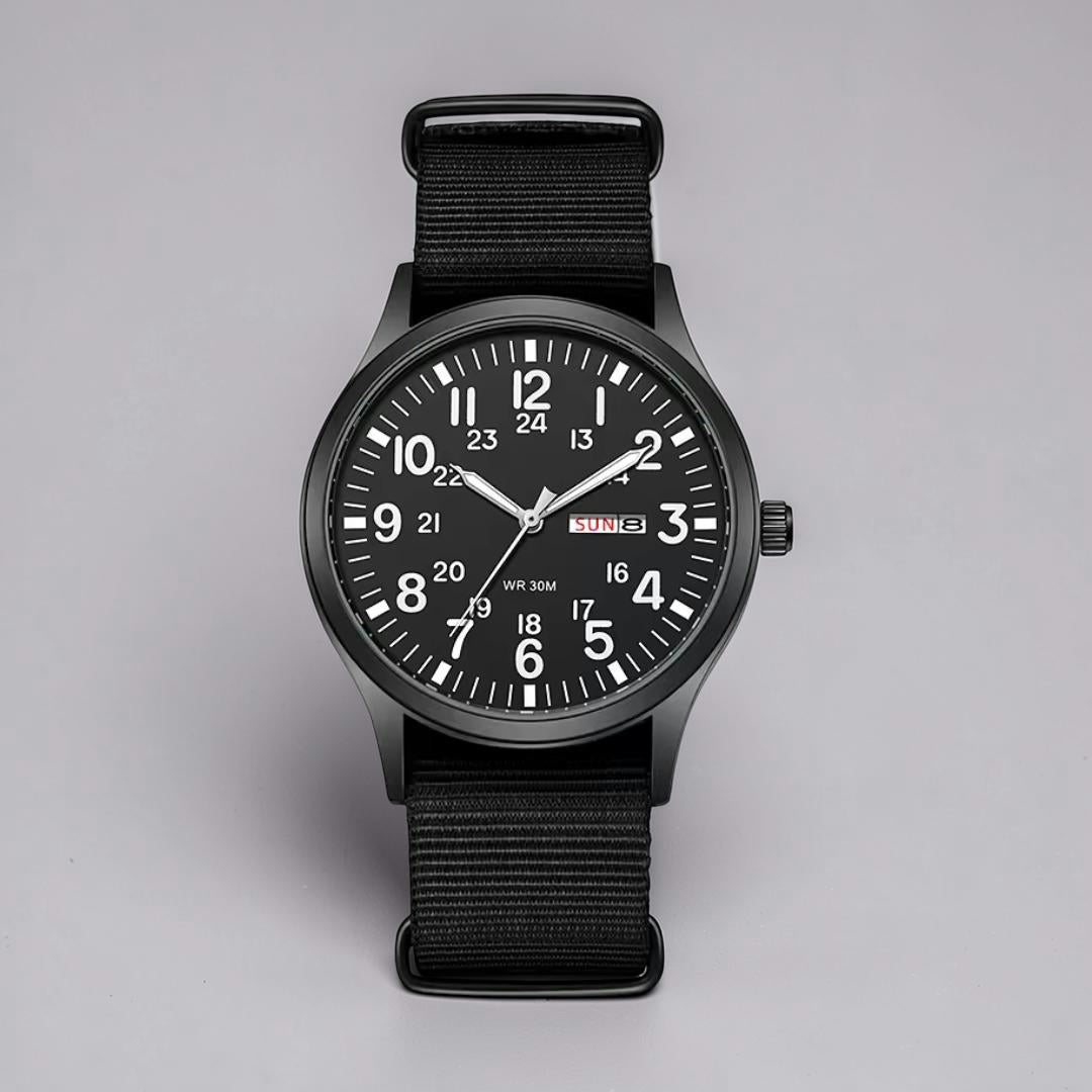 Men's Watch Military Style Waterproof Luminous Dial
