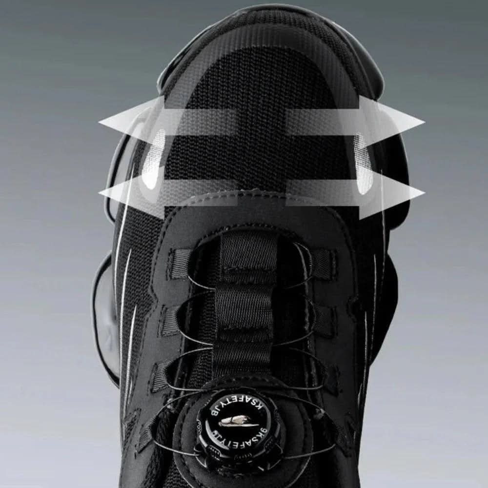 Men's Work Shoes Arch Support Wide Toe Slip-Resistant Sole