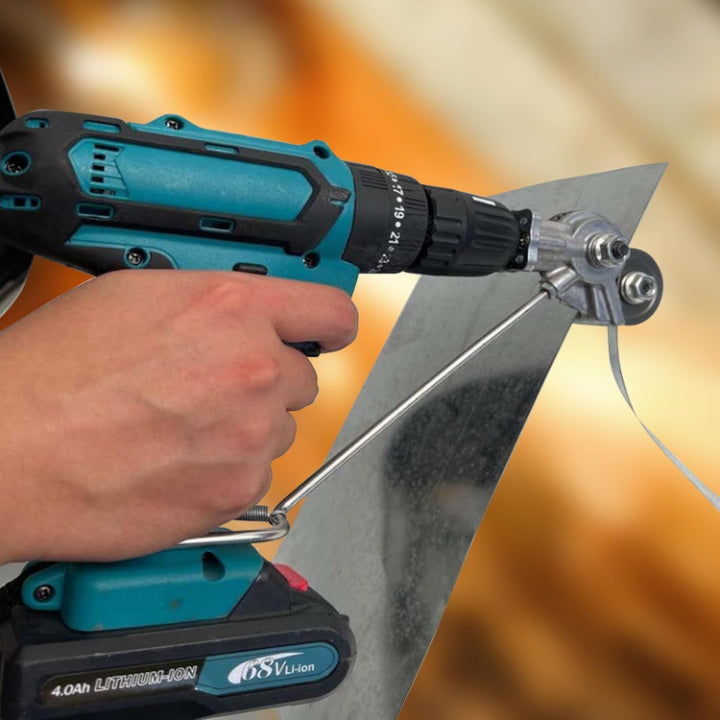 Metal Cutter Attachment Precision Guided Fits 12–21V Drills