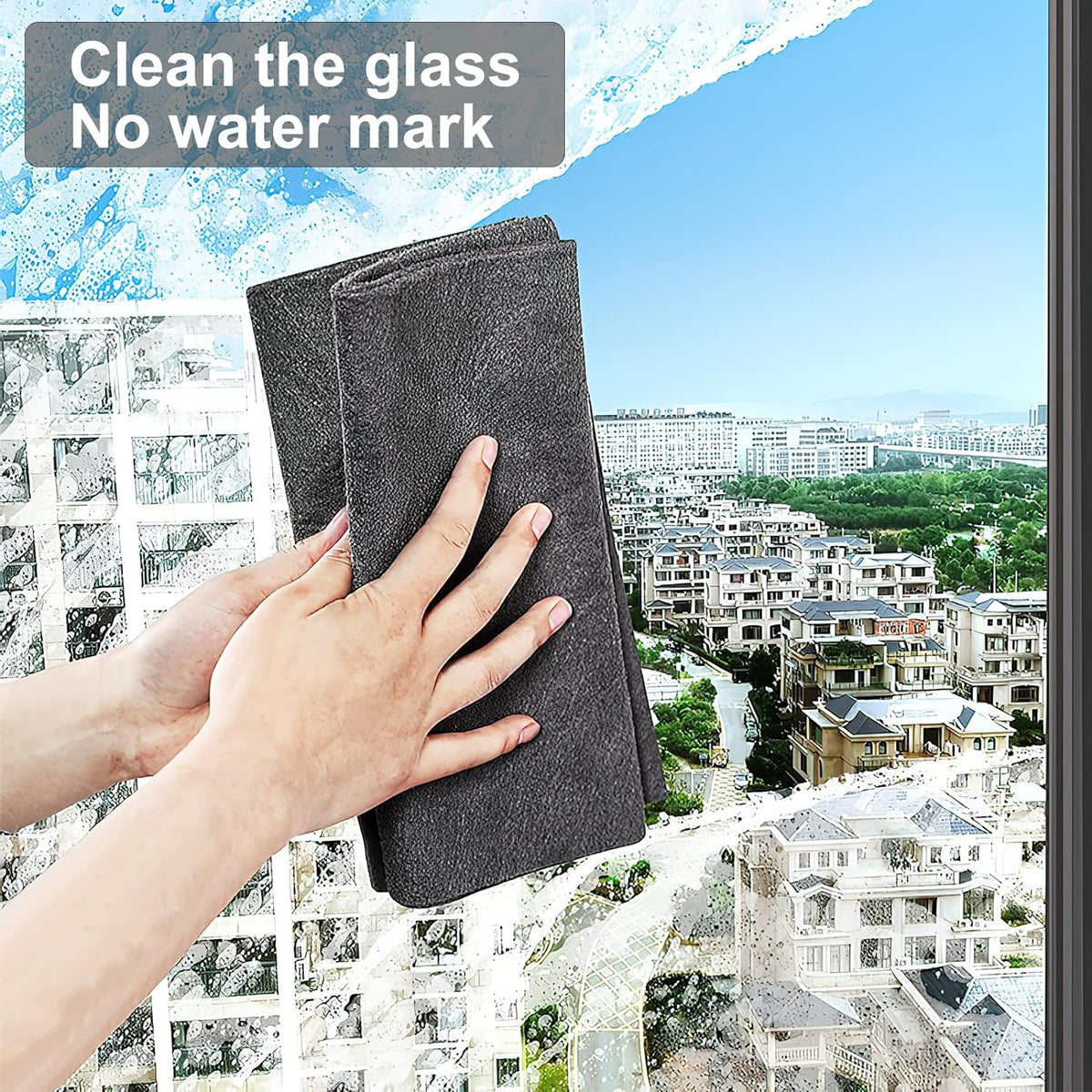 Microfiber Cleaning Cloths Highly Absorbent & Streak-Free 10-Pack