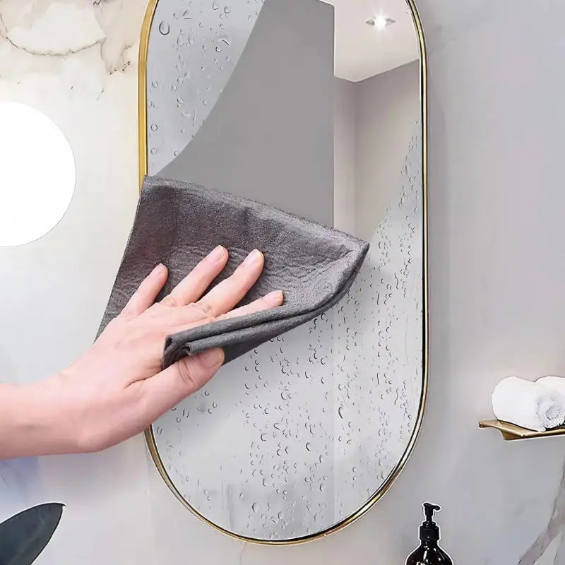 Microfiber Cleaning Cloths Streak-Free & Lint-Free Machine Washable 6-Pack